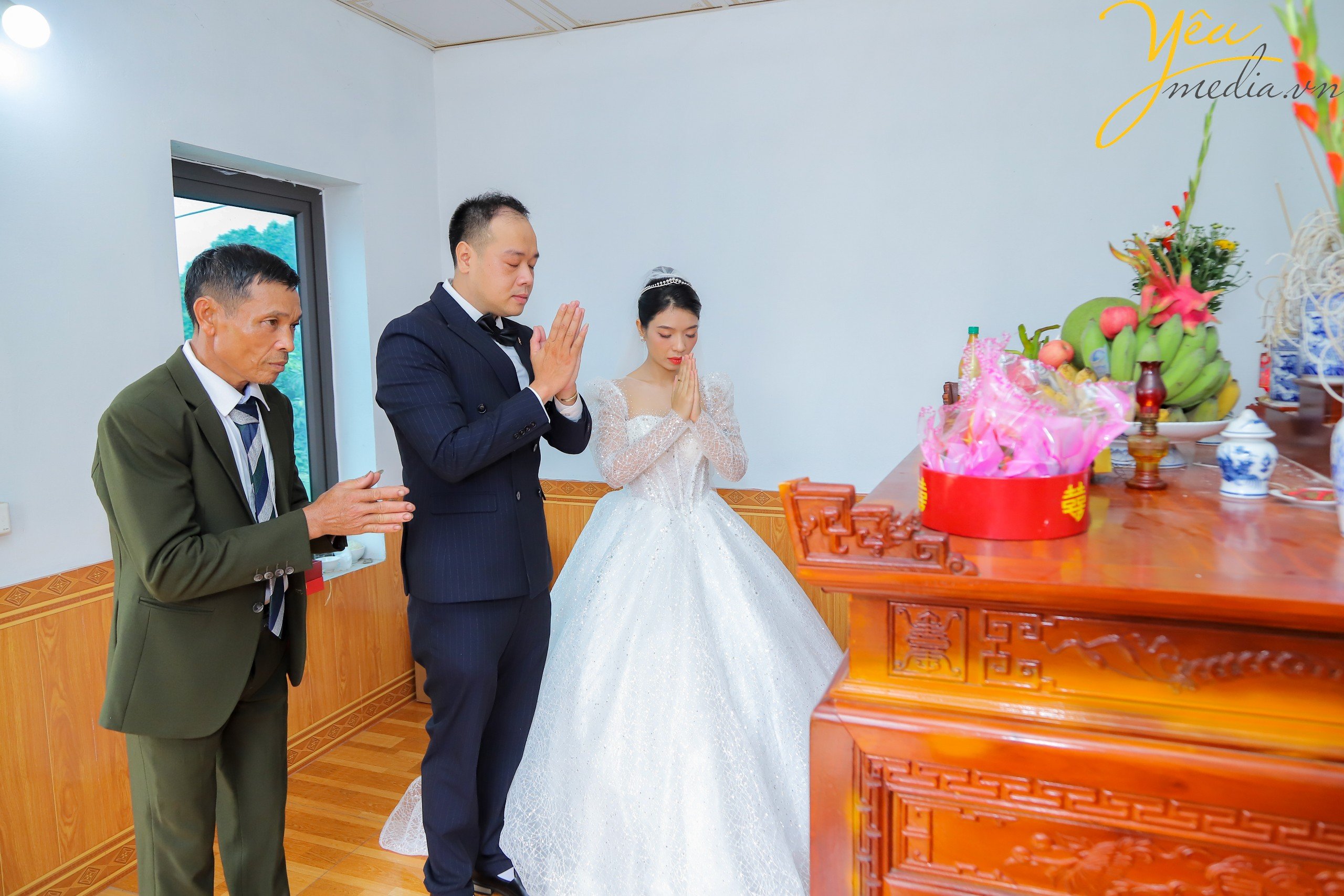Bộ ảnh ngày cưới của cô dâu Nguyễn Thi - chú rể Ngọc Khánh