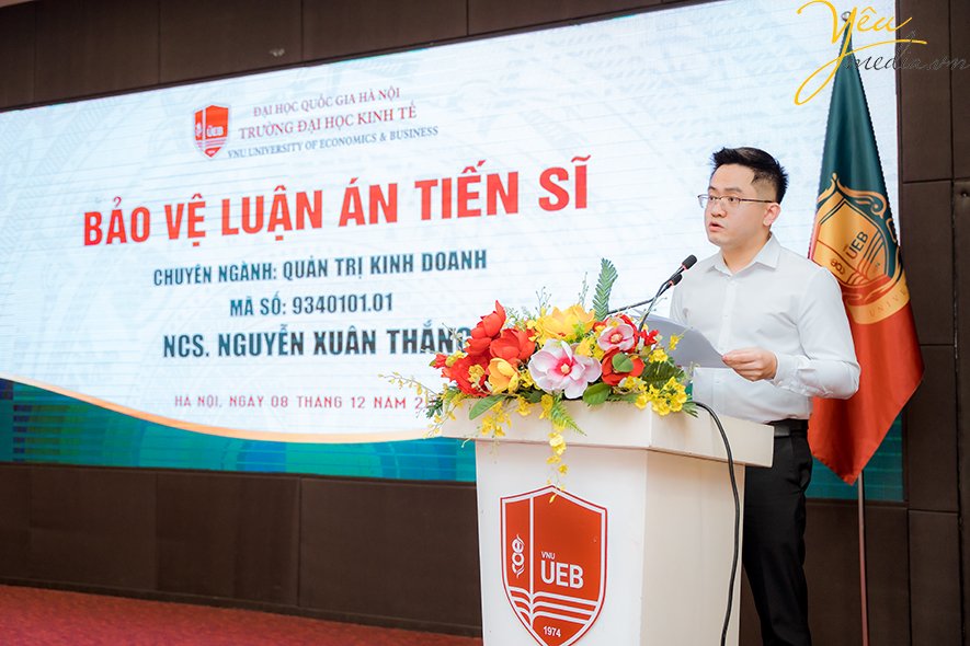 Những hình ảnh đẹp tại Đại học Quốc gia Hà Nội trong buổi bảo vệ luận án tiến sĩ