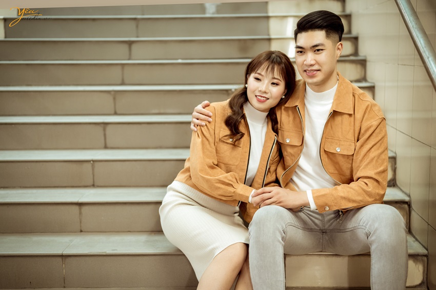 Bộ ảnh cưới chụp ở trong nhà thờ lớn Hà Nội của cặp đôi Thanh Hải - Ngọc Ánh