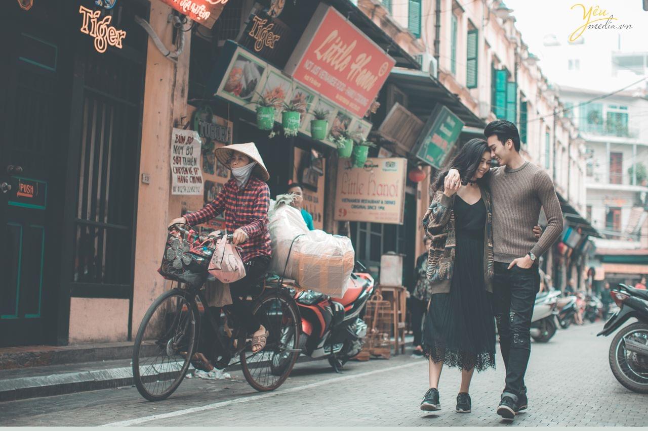 ảnh cưới ngoại cảnh phố cổ hà nội