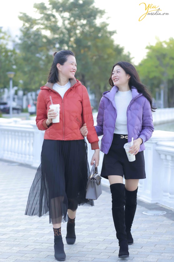 Bộ ảnh chụp thời trang áo phao 
