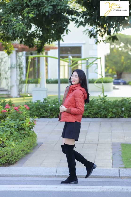 Bộ ảnh chụp thời trang áo phao 