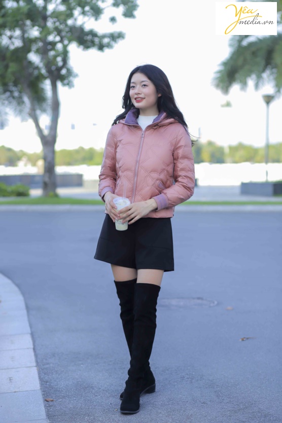 Bộ ảnh chụp thời trang áo phao 