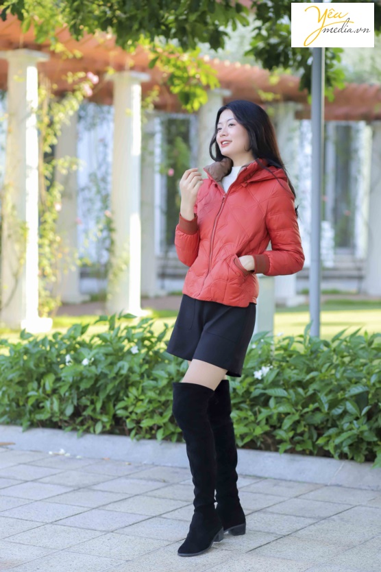 Bộ ảnh chụp thời trang áo phao 