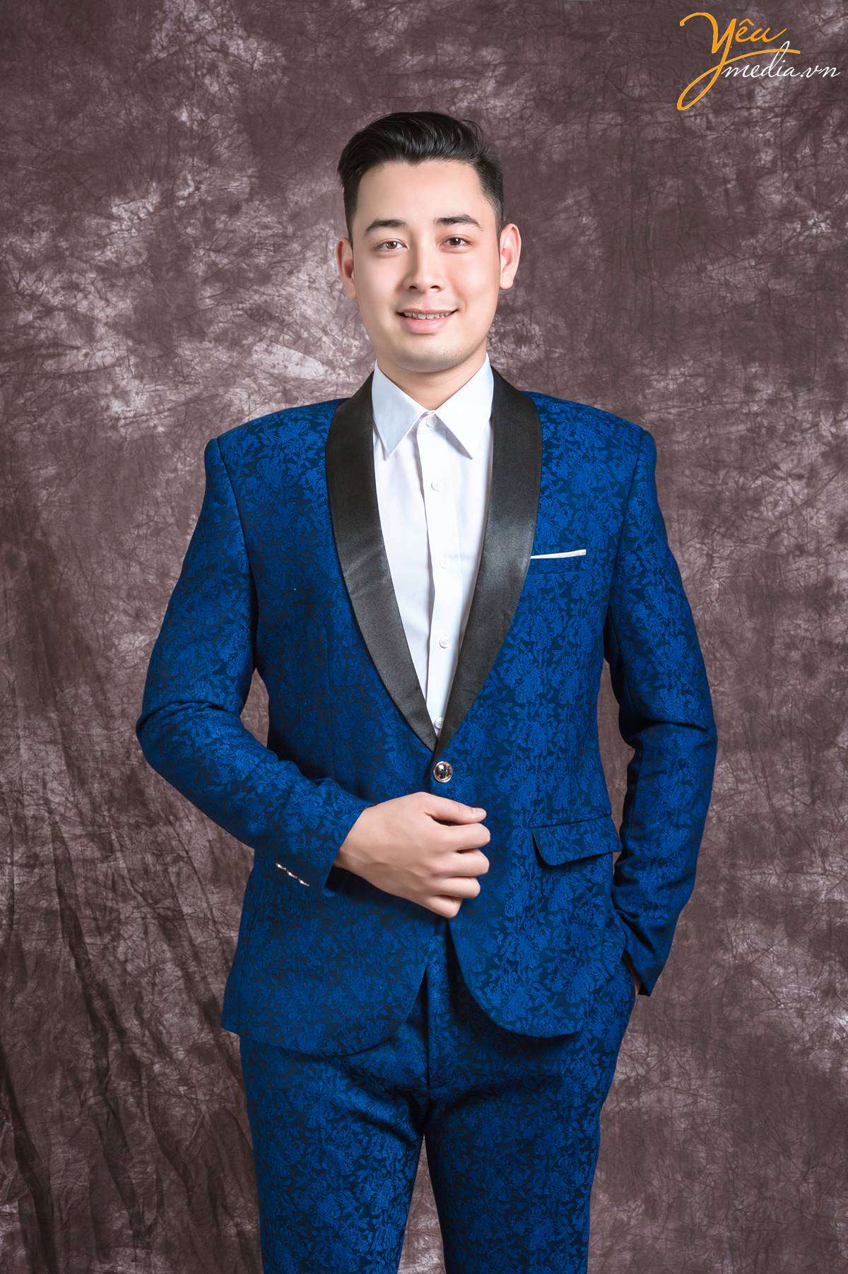 Áo vest nam xanh rêu R01 – Seven Uomo - Vest cưới đẹp cho chú rể