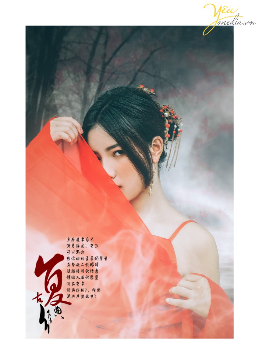 Chụp ảnh cổ trang đẹp ở Hà Nội, phong cách Trung Hoa: bạn Xu Trang