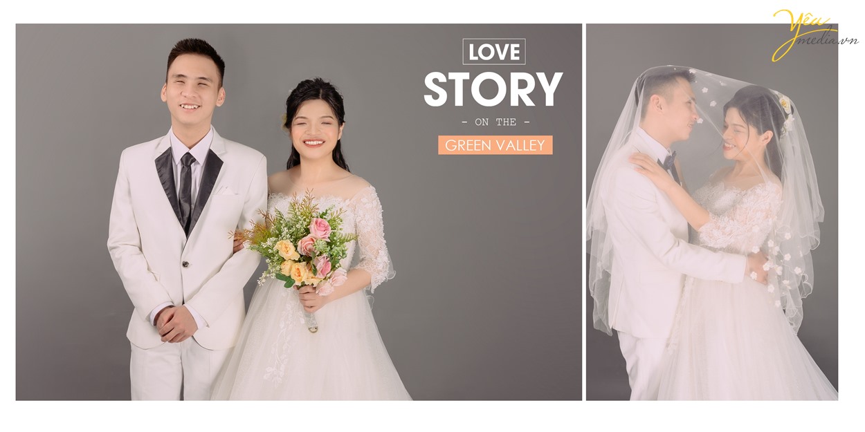 Chụp ảnh cưới cho cặp đôi khiếm thị đặc biệt, xúc động trong studio yêu media tại hà nội