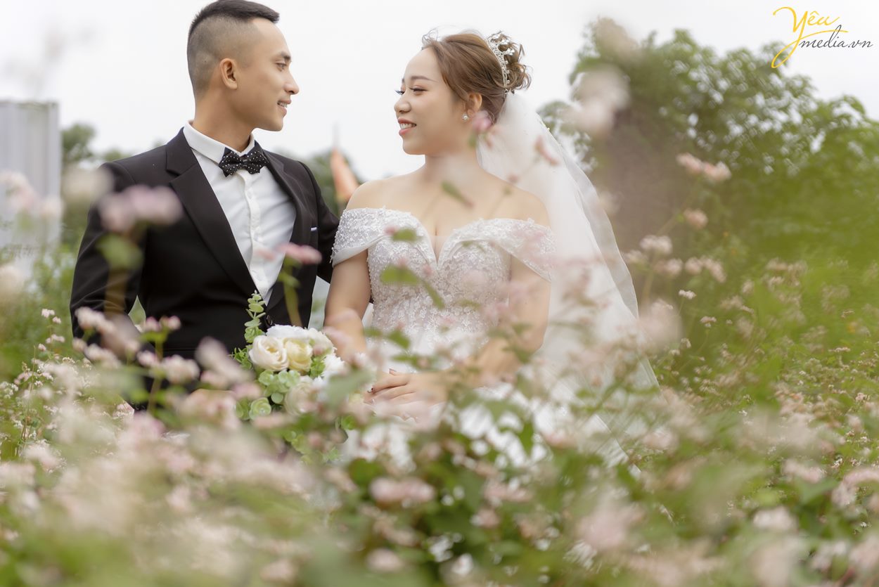 Album hình cưới lãng mạn tại Santorini Park chiều mùa đông