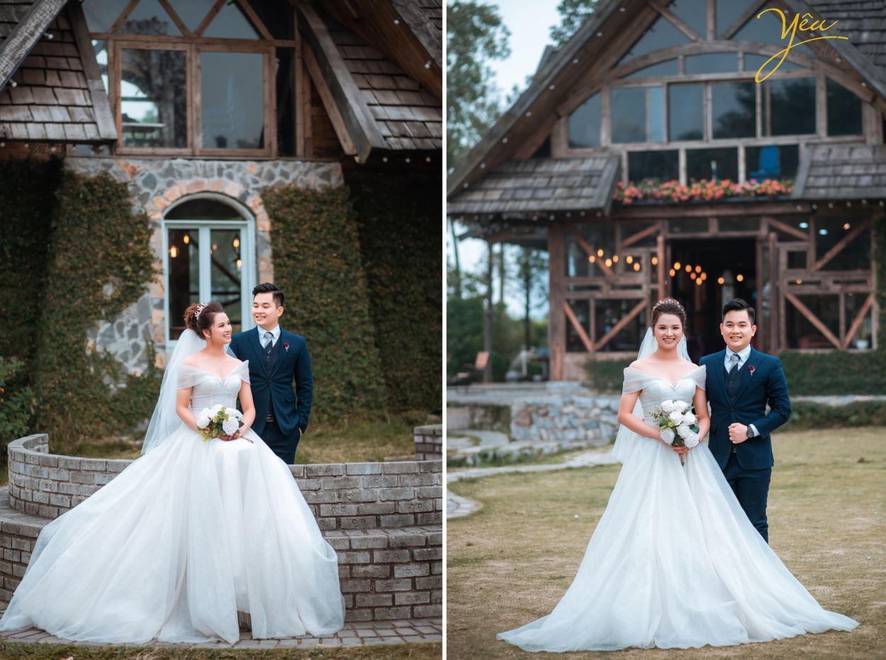 Trọn gói chụp ảnh cưới tặng ảnh phóng tại phim trường Smiley Ville đông anh hà nội