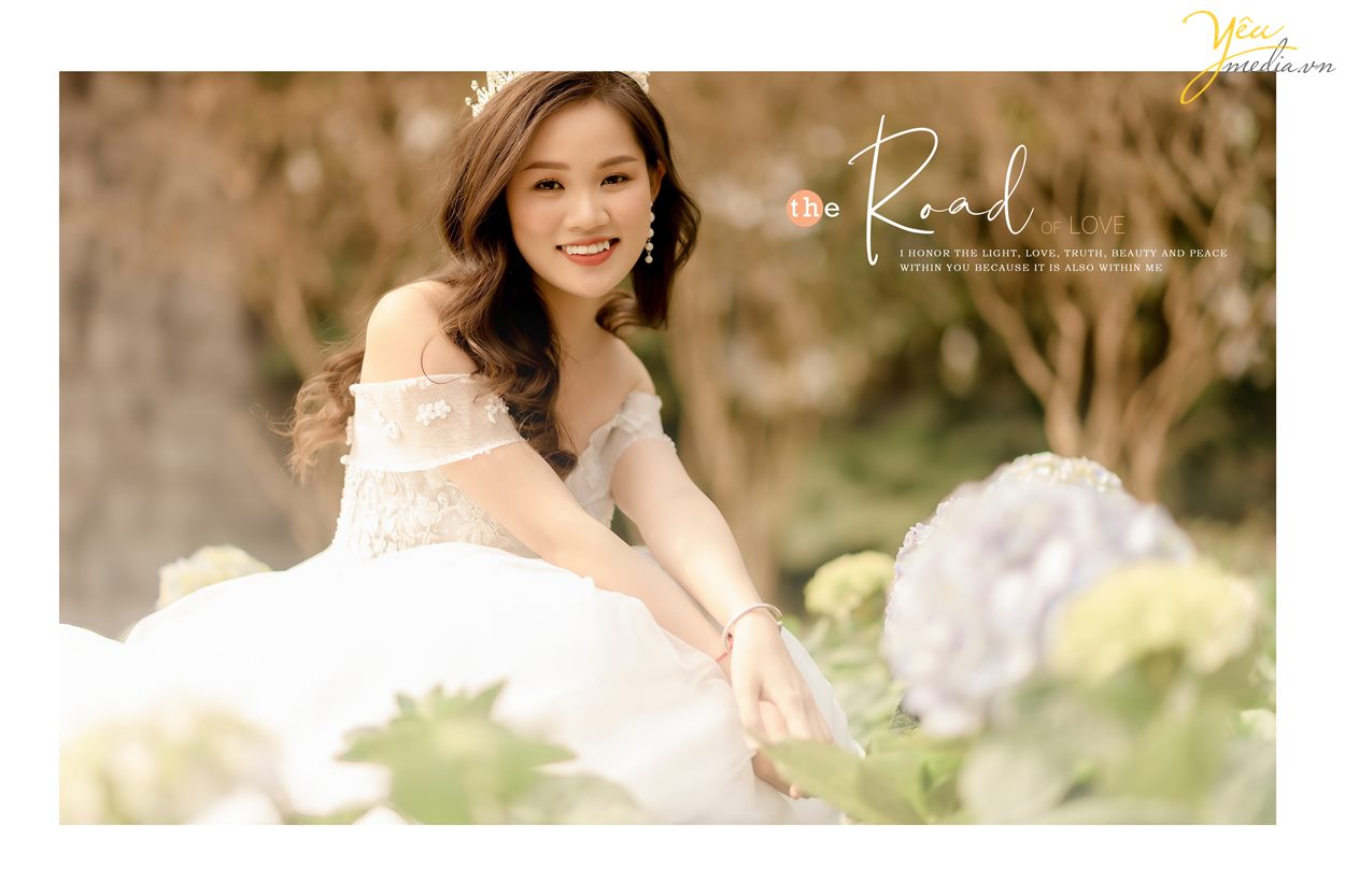 Album hình cưới đẹp chụp ở Thảo nguyên hoa và cầu Long Biên màu đẹp wedding trong vắt hàn quốc