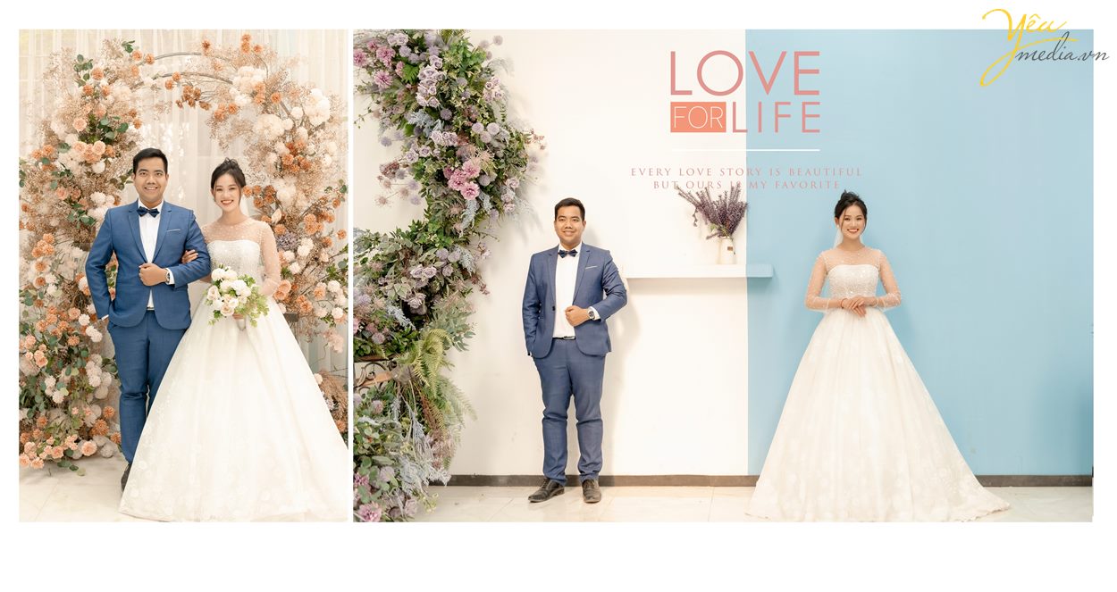 Album hình cưới đẹp chụp ở Thảo nguyên hoa và cầu Long Biên màu đẹp wedding trong vắt hàn quốc