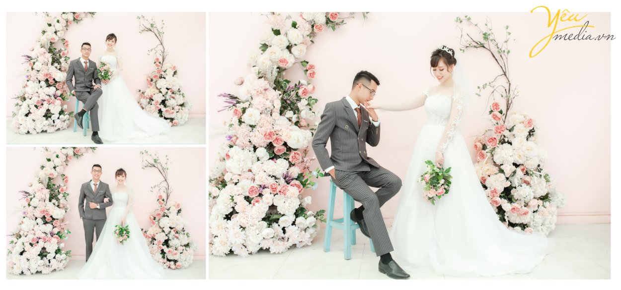 Bộ ảnh cưới ấn tượng chụp trong mùa Covid-19 của cặp đôi Tâm Đan - Nam An
