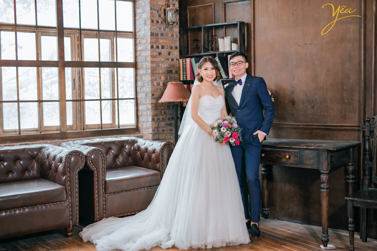 Trọn gói chụp ảnh cưới tặng ảnh phóng tại phim trường Rosa Hà Nội