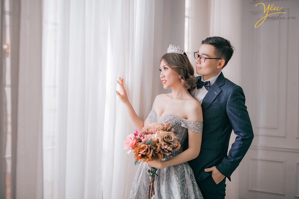 Trọn gói chụp ảnh cưới tặng ảnh phóng tại phim trường Rosa Hà Nội