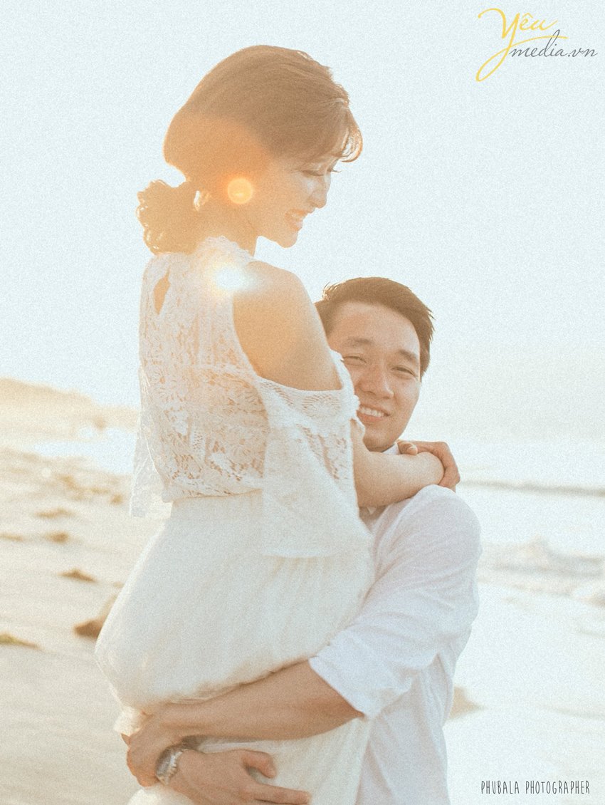 Chụp ảnh cưới ở biển tuyệt đẹp: Lê Hiếu - Kiều Nga