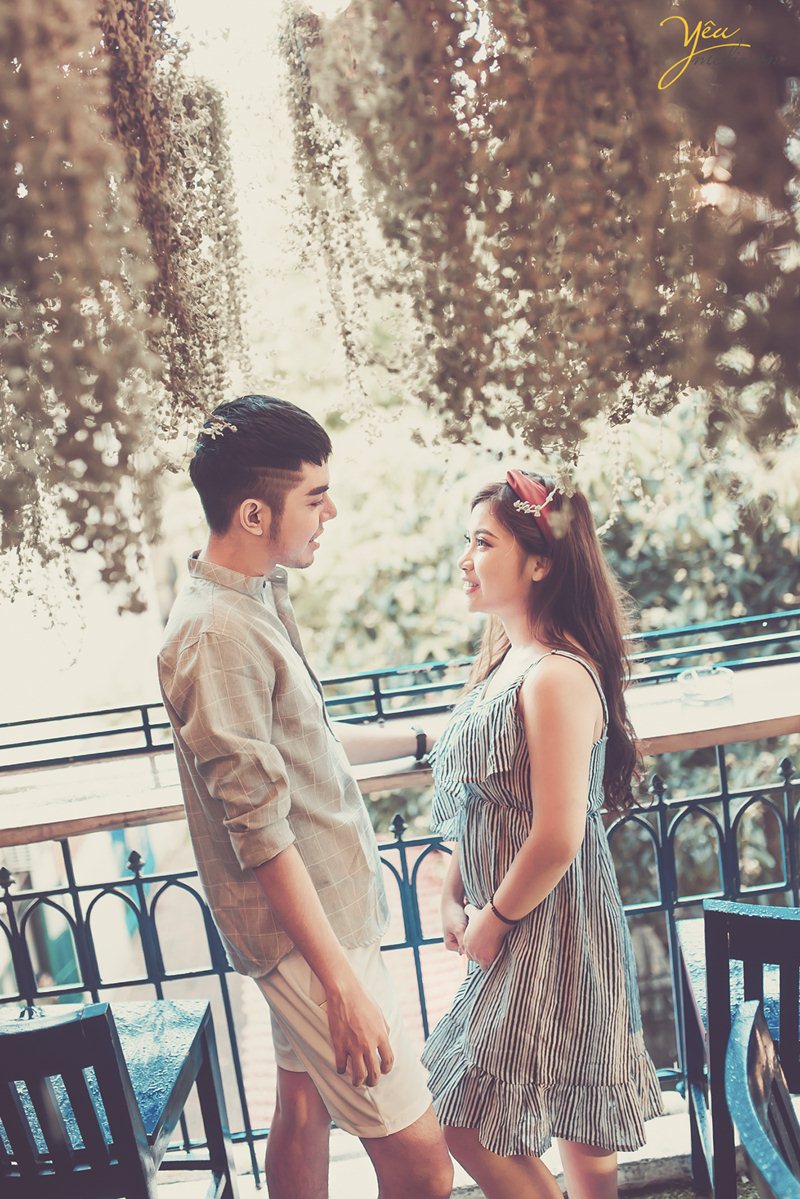 ảnh cưới chụp phong cách street style ở hà nội