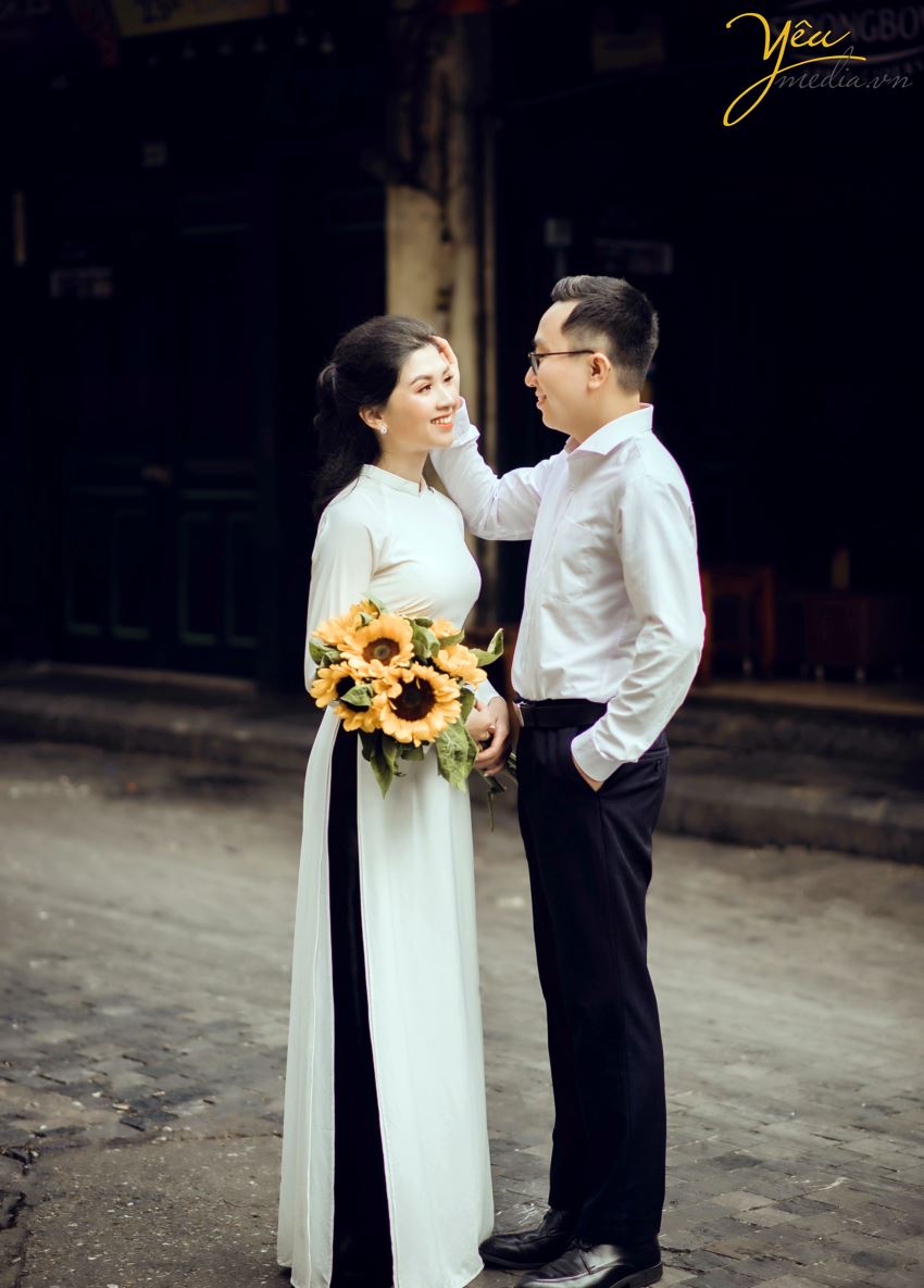 Album ảnh cưới chụp tại quán cà phê Ban Công - Hanoi Hanoi - phim trường: cặp Minh - Tuyết