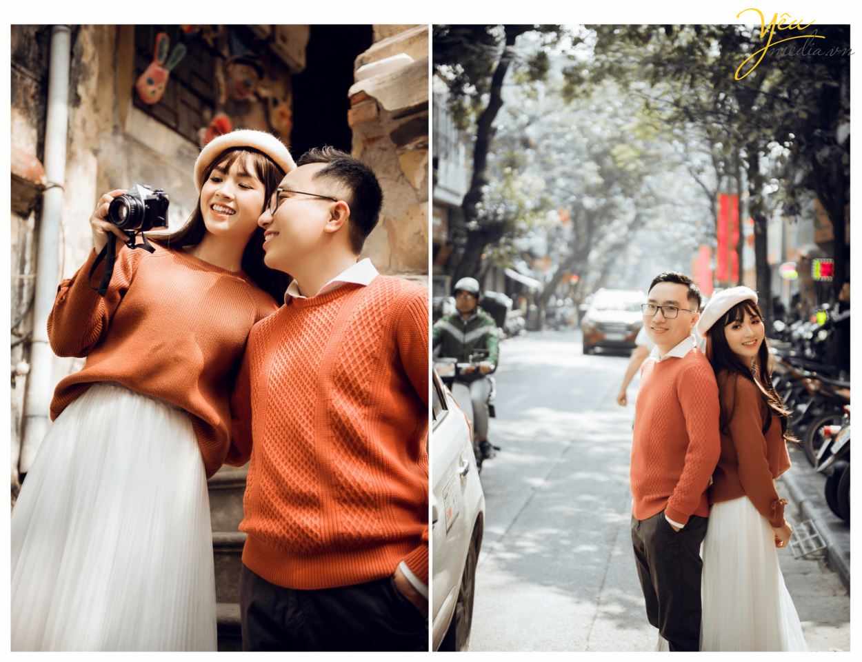 Album ảnh cưới chụp tại quán cà phê Ban Công - Hanoi Hanoi - phim trường: cặp Minh - Tuyết