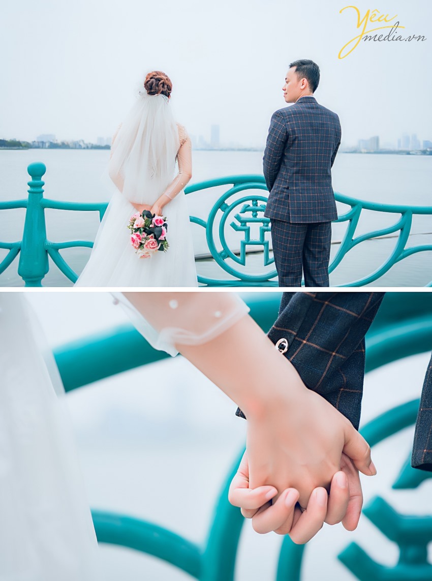 Nếu hai bạn còn phân vân chưa biết chọn nơi nào làm khung cảnh cho album ảnh cưới sắp tới của mình, Yêu Media sẽ rất vui lòng mang đến cho bạn một bộ ảnh cưới đẹp say đắm, mê hoặc lòng người tại địa điểm cầu Long Biên và những địa điểm khác. Nơi không chỉ là khung cảnh làm nền cho bộ ảnh cưới của hai bạn, mà là minh chứng cho tình yêu bất diệt của hai bạn.