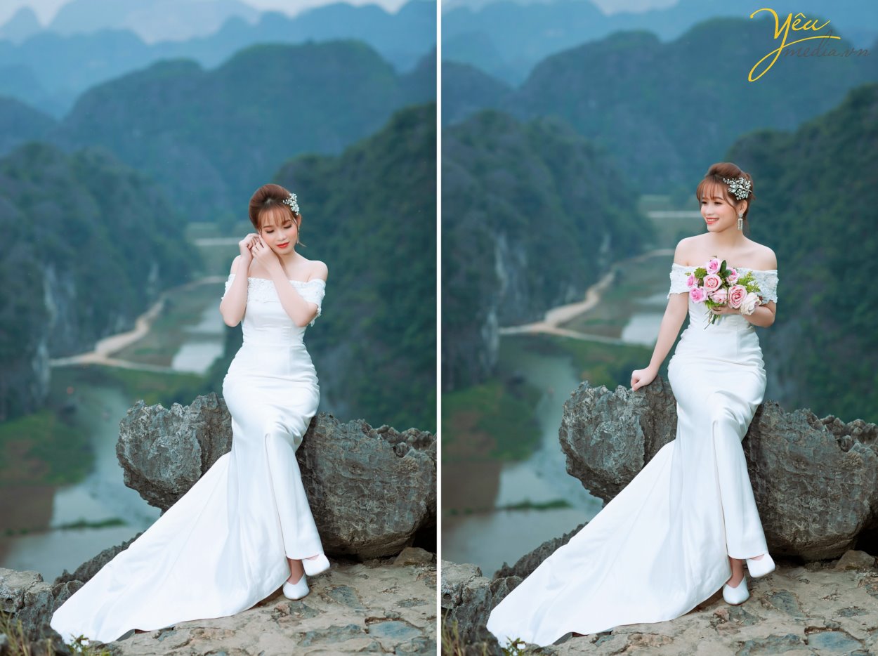 Chụp ảnh cưới ở Ninh Bình có cảnh đẹp gì? Tham khảo album prewedding: cặp Chung - Quyên