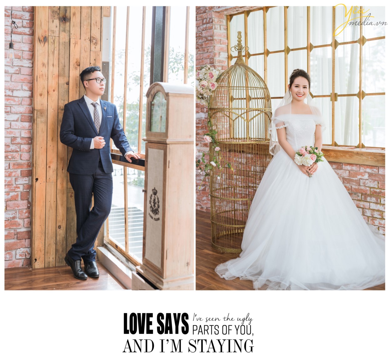 Là một trong những quán cà phê có view độc nhất Hà Nội, hướng thẳng ra cầu Long Biên, Serein Café tuy mới mở chưa lâu nhưng đã nhanh chóng thu hút được một lượng khách lớn đến đây. Serein có 2 tầng, nằm trong một căn biệt thự được thiết kế sang trọng kiểu Pháp ngay trên đường Trần Nhật Duật, khu tập thể Ga Long Biên.  Nhìn từ bên ngoài, Serein Cafe nổi bật với tông màu trắng sang trọng, còn bên trong lại bao trùm bởi gam màu nâu trầm cổ điển. Từ bàn ghế đến các đồ trang trí đều mang hơi hướng phương Tây của thập niên 60, 70 khiến bất cứ ai cũng cảm thấy như "lạc trôi" trong một quán cafe Paris vậy. Không khí êm ả, thoáng đãng và đậm mùi thời gian ở đây thực sự rất thích hợp cho một buổi chiều gió mát, nhâm nhi trà và đọc nốt một cuốn sách còn dang dở.  Nếu ngồi ở tầng 3 của quán, bạn sẽ được chìm đắm trong không gian ấm cúng, sang trọng, được thiết kế theo phong cách Châu Âu. Còn nếu muốn ngắm nhìn cây cầu Long Biên với không gian thoáng đãng, "so deep" hơn thì bạn có thể lên tầng 4 để tận hưởng. Mặc dù sở hữu view đắc địa nhưng giá đồ uống ở Serein cũng không quá đắt, chỉ tầm 30.000 - 60.000 đồng và chất lượng cũng rất ổn, uống khá vừa miệng và ngon.  Cặp chú rể Hùng và cô dâu Lành của Yêu Media cũng chọn nơi đây thành địa điểm chụp ảnh cưới thứ hai trong ngày, sau khi đã có 1 series ảnh tại phim trường Santorini Park (Yên Sở). 