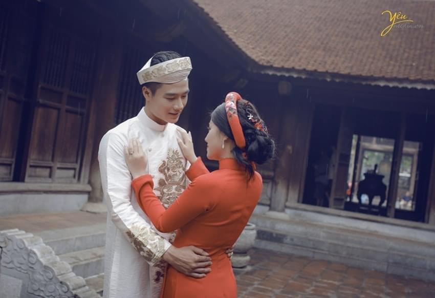 Chụp ảnh cưới ở Văn Miếu Quốc Tử Giám