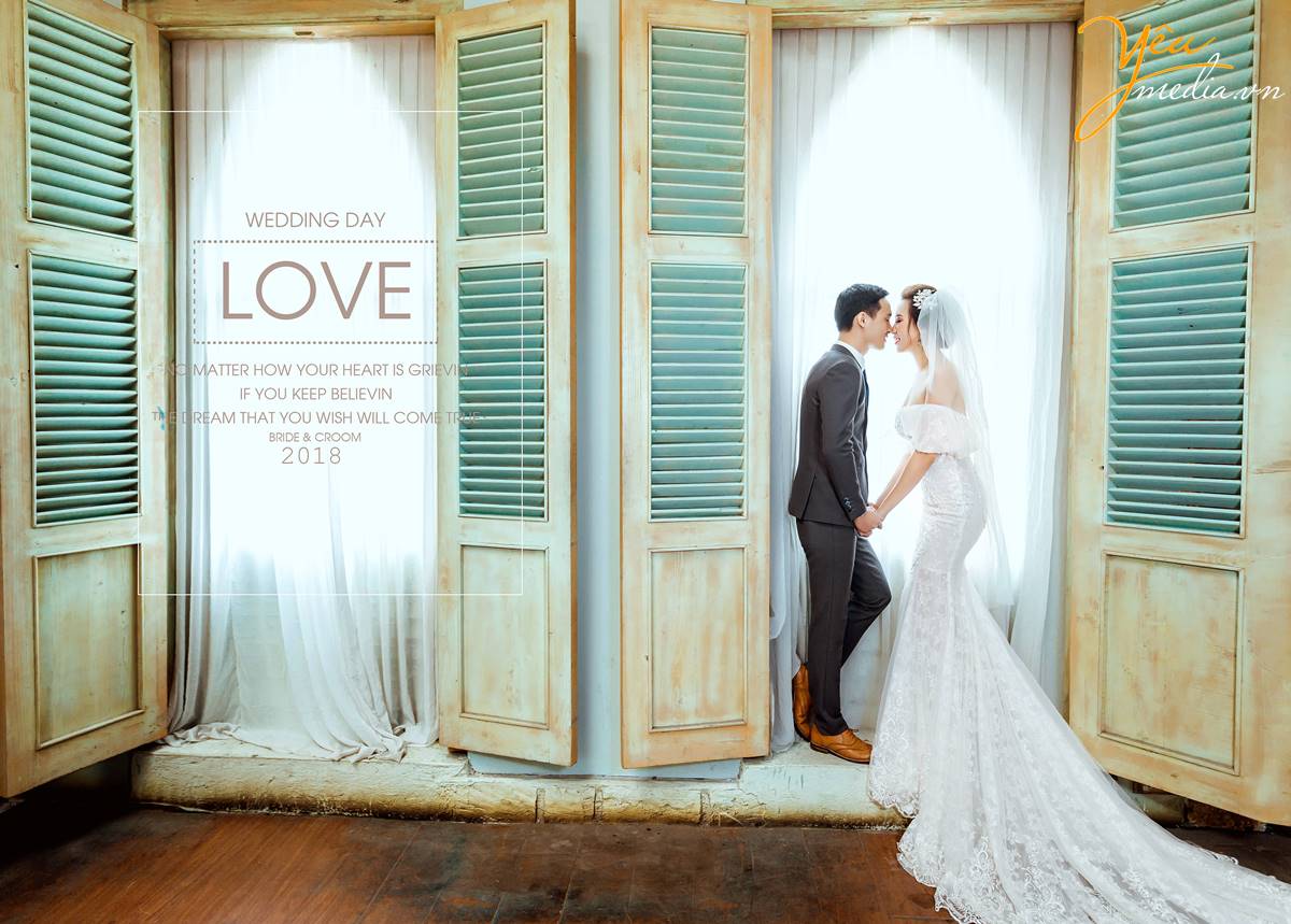 Dịch vụ chụp ảnh cưới ekip chuyên nghiệp tại phim trường Smiley HN