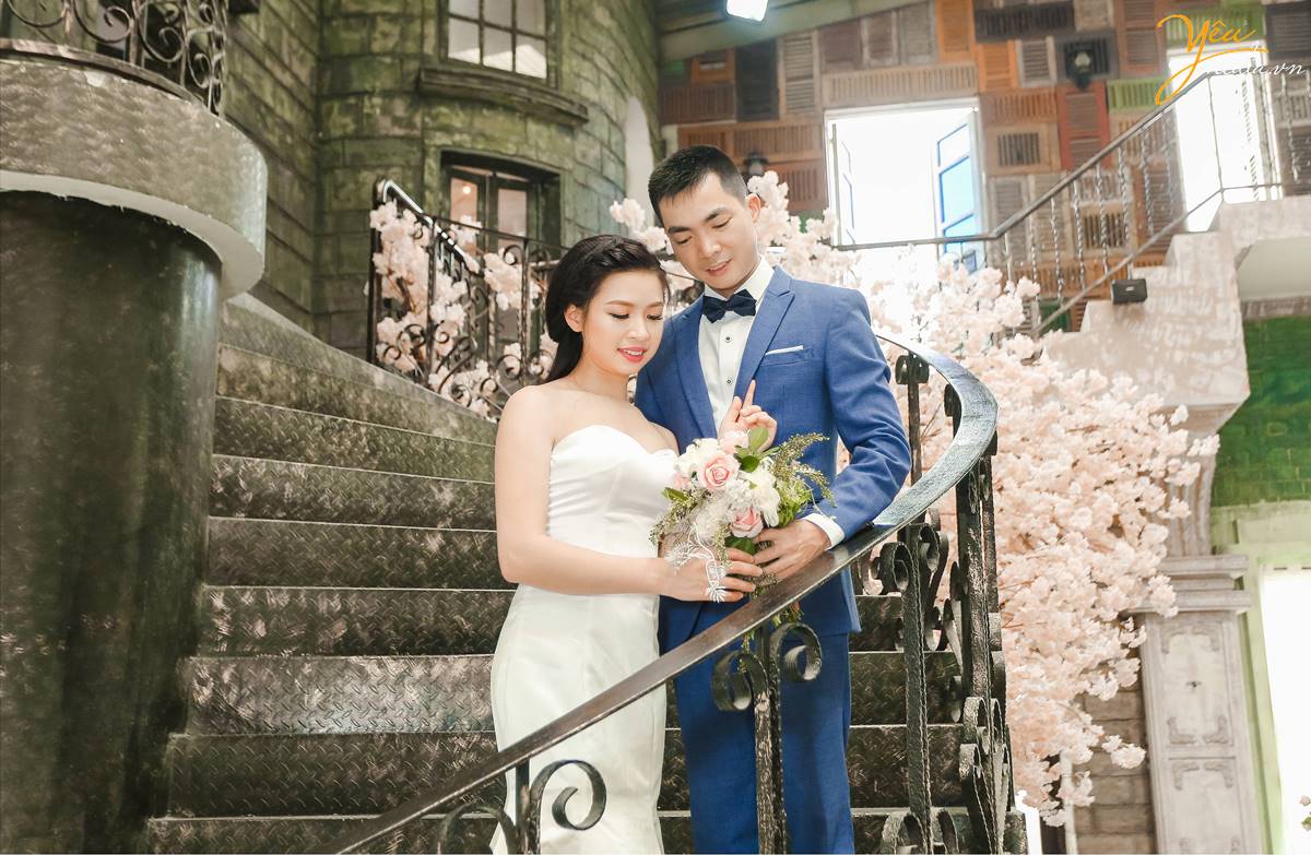 Dịch vụ chụp ảnh cưới ekip chuyên nghiệp tại phim trường Smiley HN