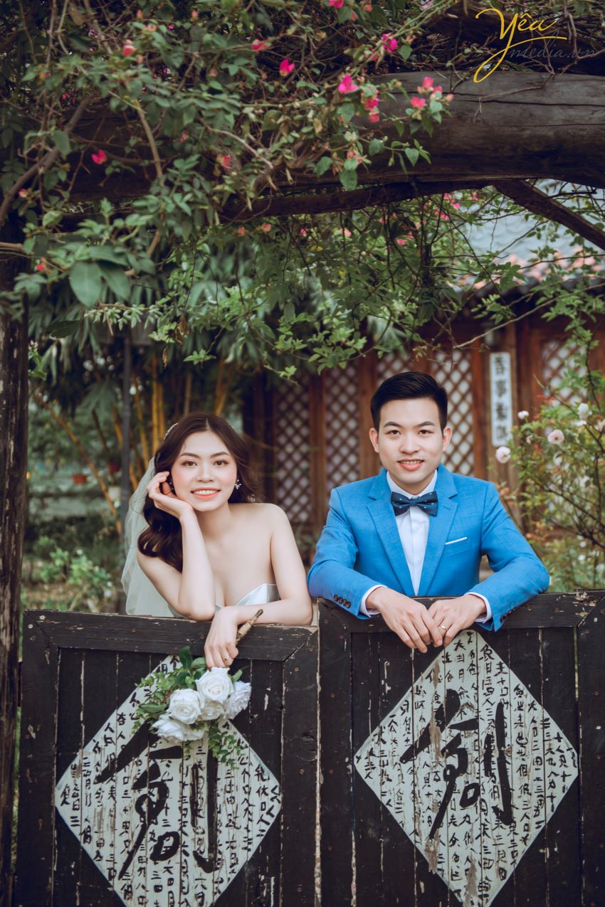 chụp ảnh cưới đẹp ở biệt thự cổ hà nội phong cách châu âu với yêu media