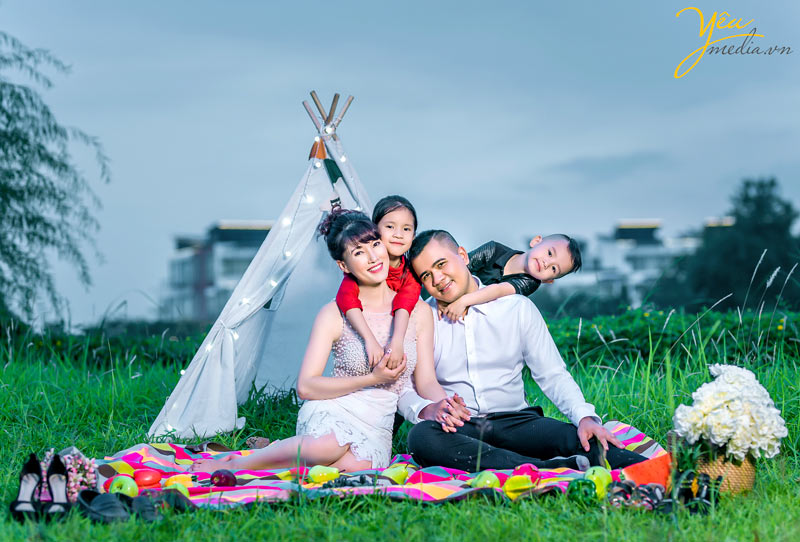 chụp ảnh gia đình đẹp