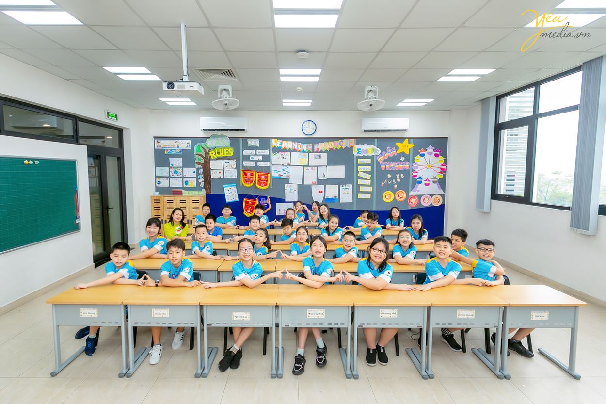 Chụp ảnh kỷ yếu cuối năm học cho học sinh trường Vinschool