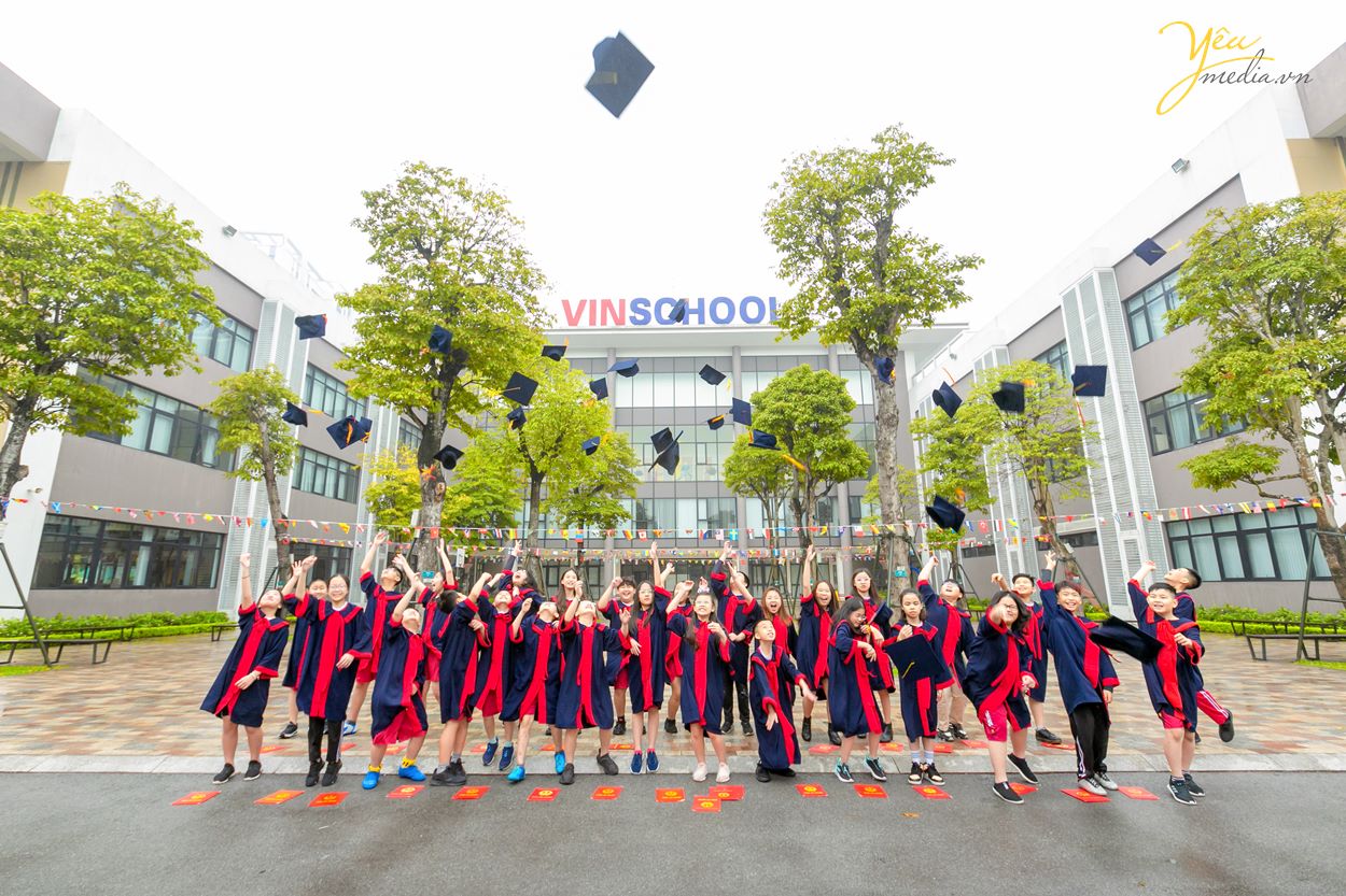 Chụp ảnh kỷ yếu cuối năm học cho học sinh trường Vinschool