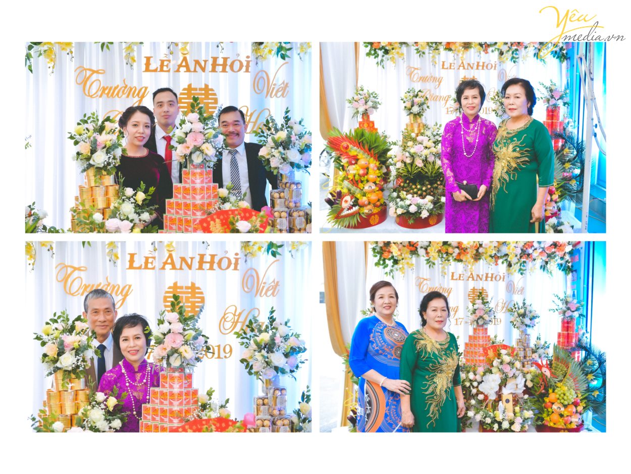 Yêu media hân hạnh phục vụ cặp đôi Trường Giang - Việt Hoa trong việc chụp ảnh phóng sự lễ ăn hỏi theo phong cách truyền thống - trong ngày đặc biệt của mình. 