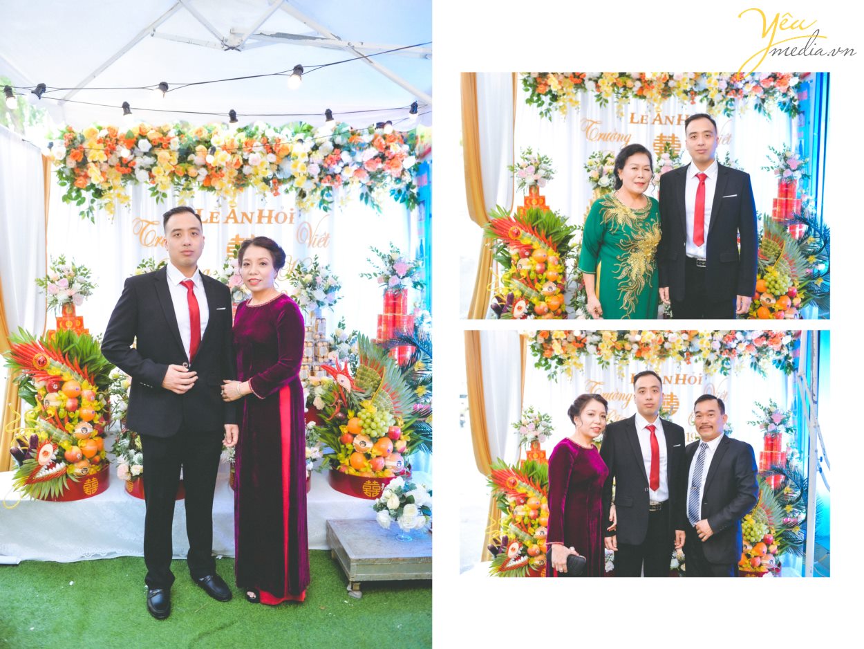 Yêu media hân hạnh phục vụ cặp đôi Trường Giang - Việt Hoa trong việc chụp ảnh phóng sự lễ ăn hỏi theo phong cách truyền thống - trong ngày đặc biệt của mình. 
