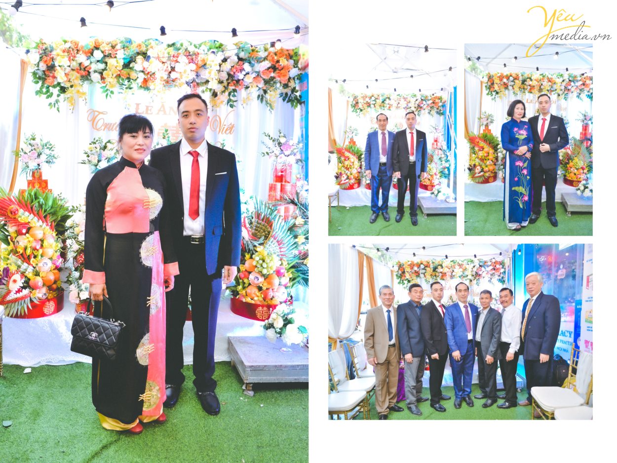 Yêu media hân hạnh phục vụ cặp đôi Trường Giang - Việt Hoa trong việc chụp ảnh phóng sự lễ ăn hỏi theo phong cách truyền thống - trong ngày đặc biệt của mình. 