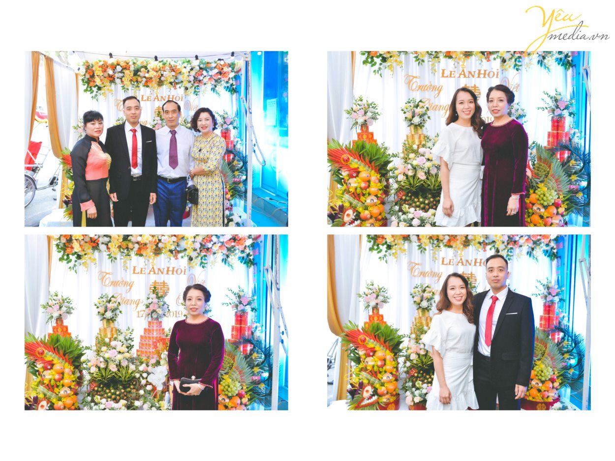 Yêu media hân hạnh phục vụ cặp đôi Trường Giang - Việt Hoa trong việc chụp ảnh phóng sự lễ ăn hỏi theo phong cách truyền thống - trong ngày đặc biệt của mình. 