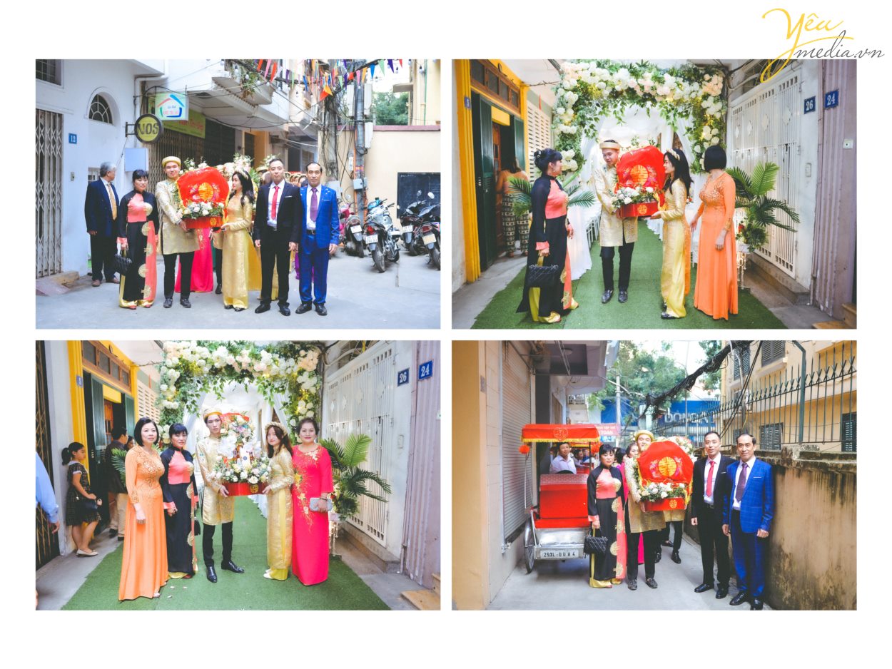 Yêu media hân hạnh phục vụ cặp đôi Trường Giang - Việt Hoa trong việc chụp ảnh phóng sự lễ ăn hỏi theo phong cách truyền thống - trong ngày đặc biệt của mình. 