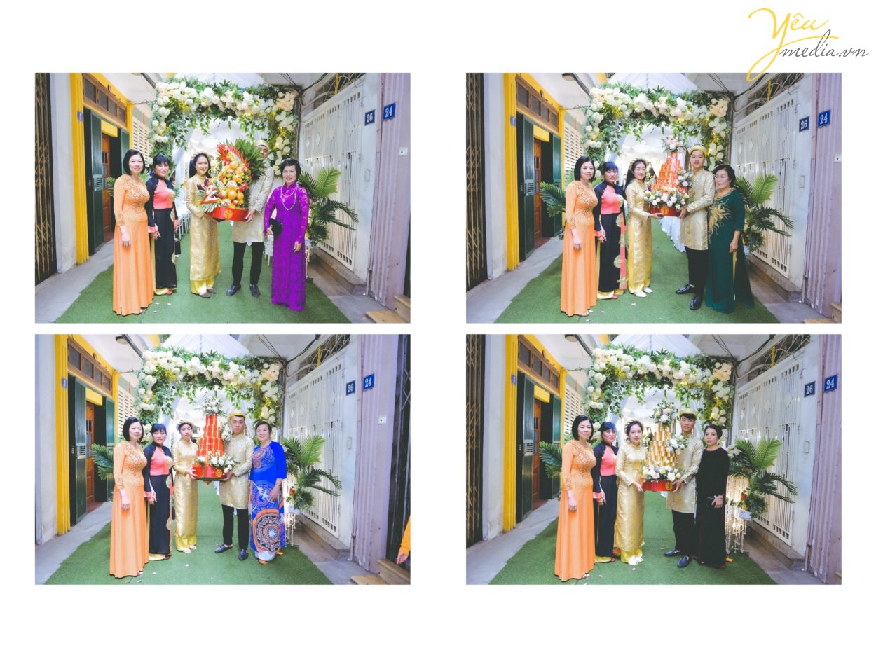 Yêu media hân hạnh phục vụ cặp đôi Trường Giang - Việt Hoa trong việc chụp ảnh phóng sự lễ ăn hỏi theo phong cách truyền thống - trong ngày đặc biệt của mình. 