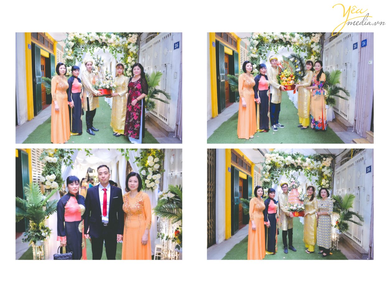 Yêu media hân hạnh phục vụ cặp đôi Trường Giang - Việt Hoa trong việc chụp ảnh phóng sự lễ ăn hỏi theo phong cách truyền thống - trong ngày đặc biệt của mình. 