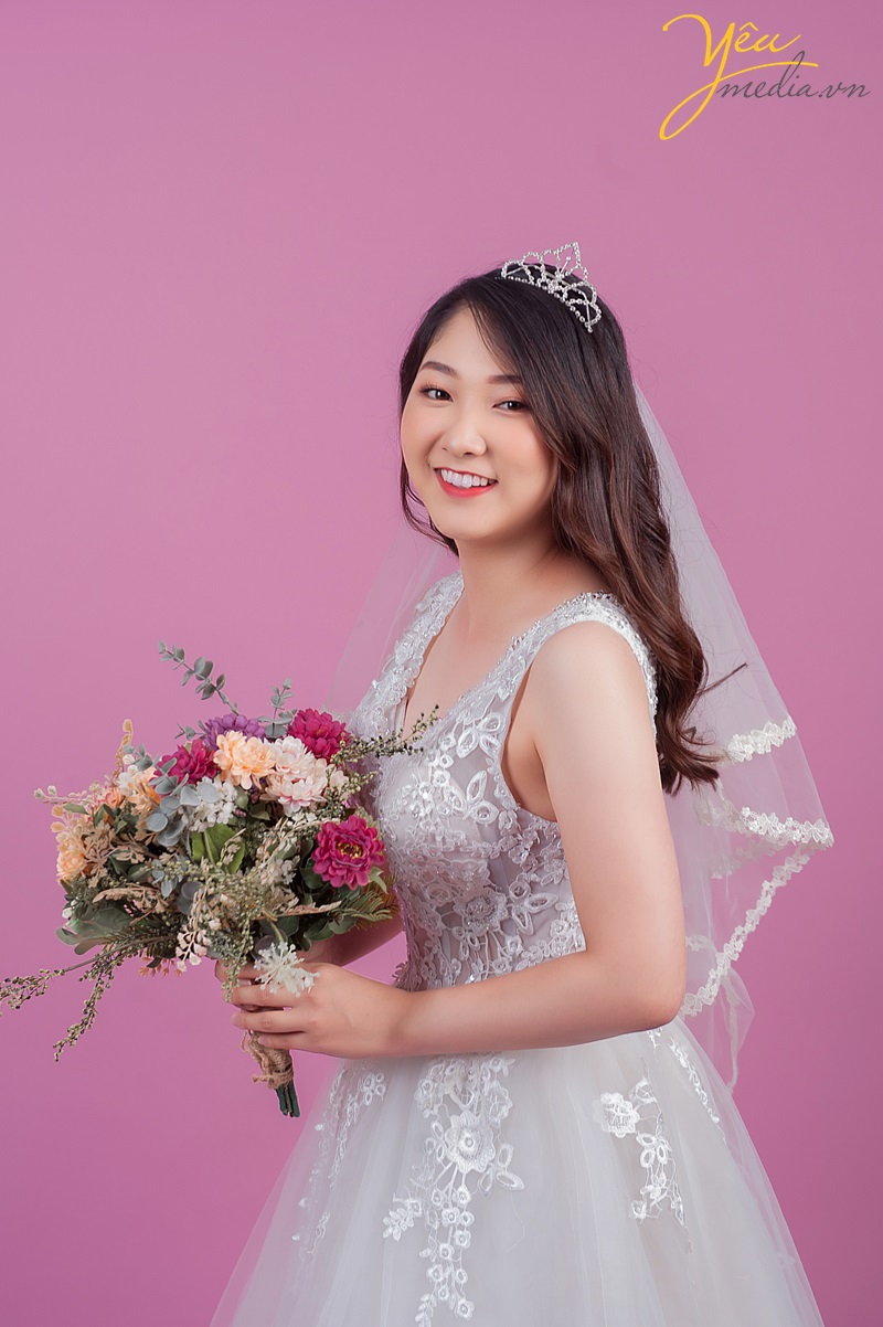 thiếu nữ nhật bản duyên dáng trong ảnh cưới single bride