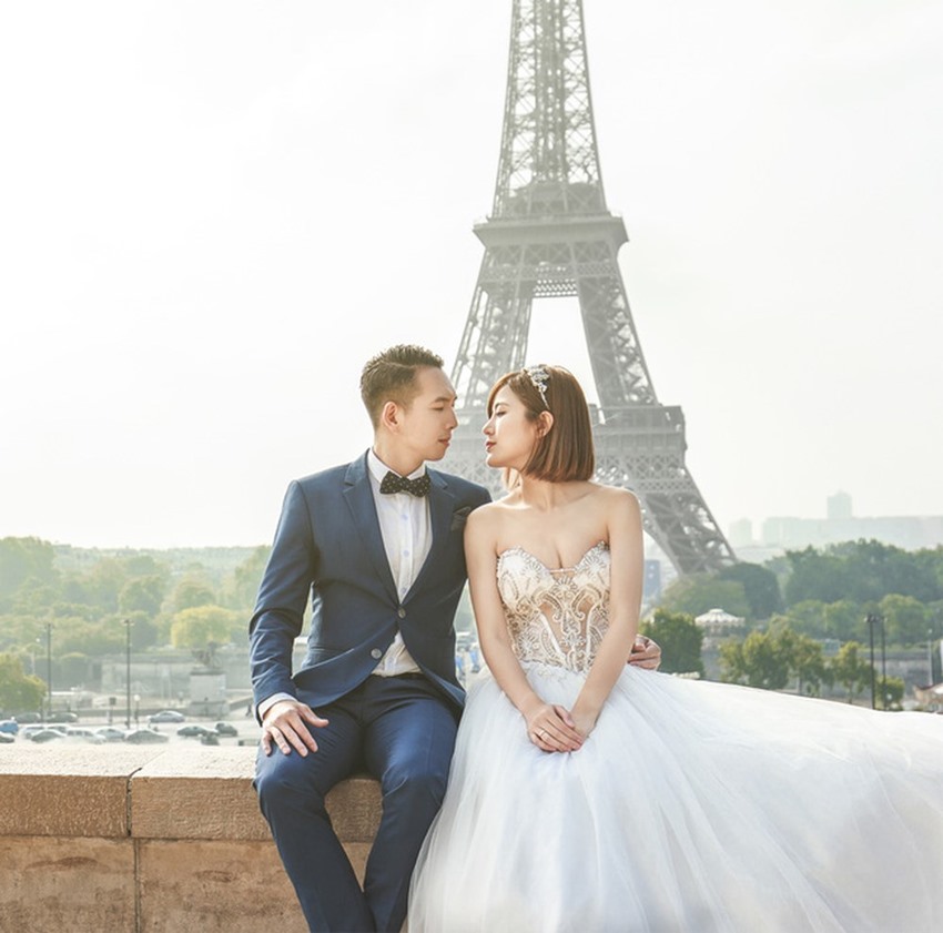 chụp ảnh cưới đẹp tại paris pháp với studio nào