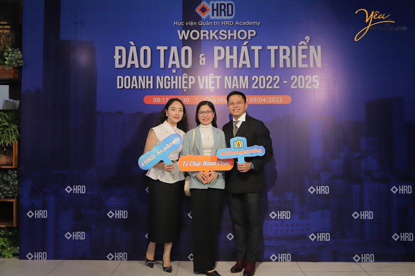 Chụp ảnh sự kiện Workshop đào tạo & phát triển doanh nghiệp Việt Nam 2022-2025 của Học viện Quản trị HRD Academy 