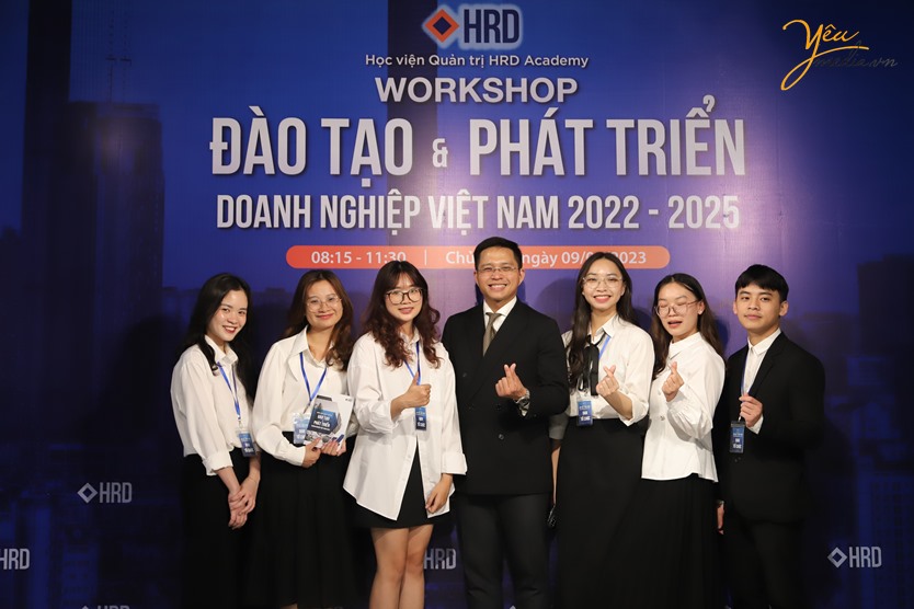 Chụp ảnh sự kiện Workshop đào tạo & phát triển doanh nghiệp Việt Nam 2022-2025 của Học viện Quản trị HRD Academy 