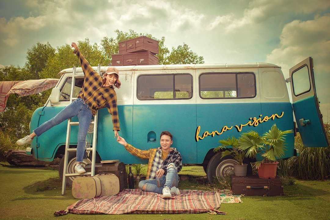 chụp ảnh cưới tại phim trường L'amour ở Hồ Chí Minh