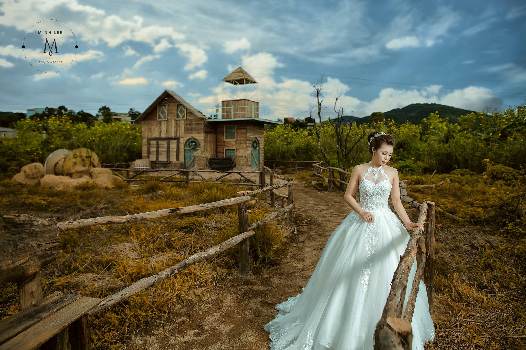 chụp ảnh cưới tại phim trường Love Story ở Đà Lạt