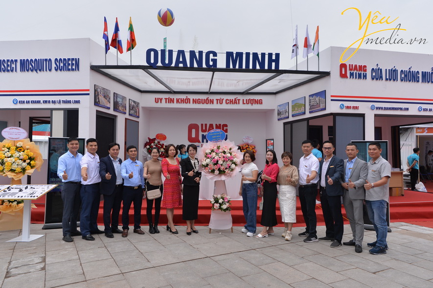 Cùng ngắm nhìn hình ảnh sự kiện triển lãm cửa lưới Quang Minh tại Hà Nội