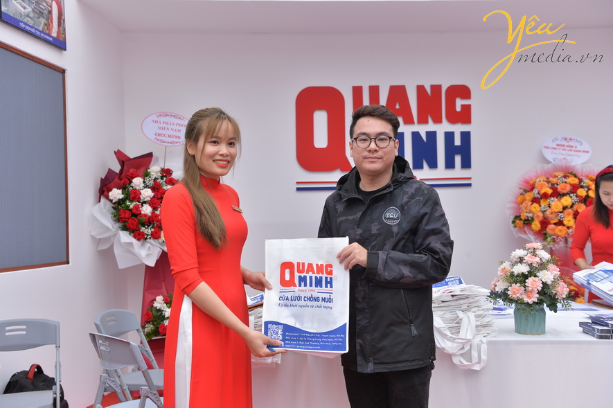 Cùng ngắm nhìn hình ảnh sự kiện triển lãm cửa lưới Quang Minh tại Hà Nội