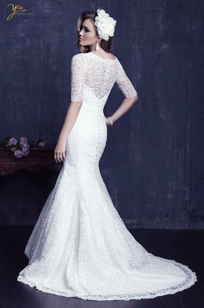Top với hơn 79 váy cưới cô dâu đuôi cá siêu hot  cdgdbentreeduvn