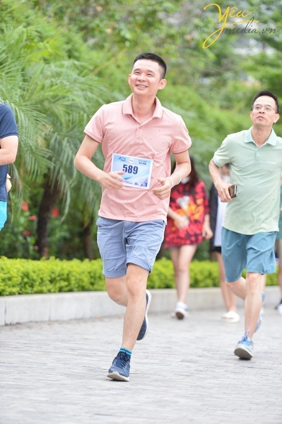 Những khoảnh khắc của hội thi chạy marathon tại hội thể thao cụm số 5 Hà Nội