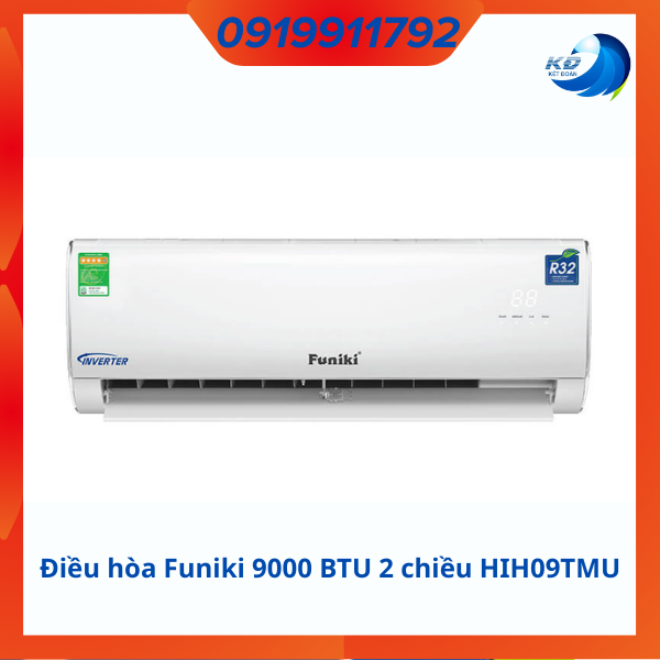 Điều hòa Funiki 9000BTU 2 chiều inverter HIH09TMU | Chính Hãng Funiki | Bảo Hành 24 Tháng